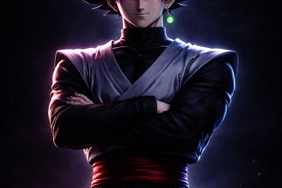 Black Goku Dragon Ball Super 4K Wallpaper