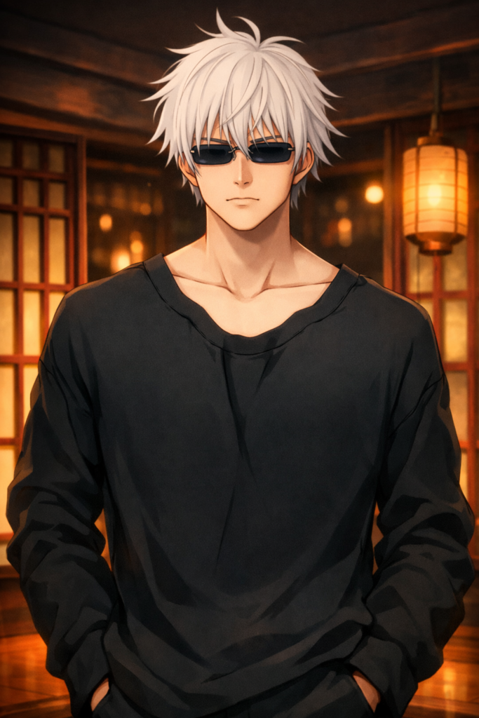 Satoru Gojo Cool Anime Character 4K Wallpaper