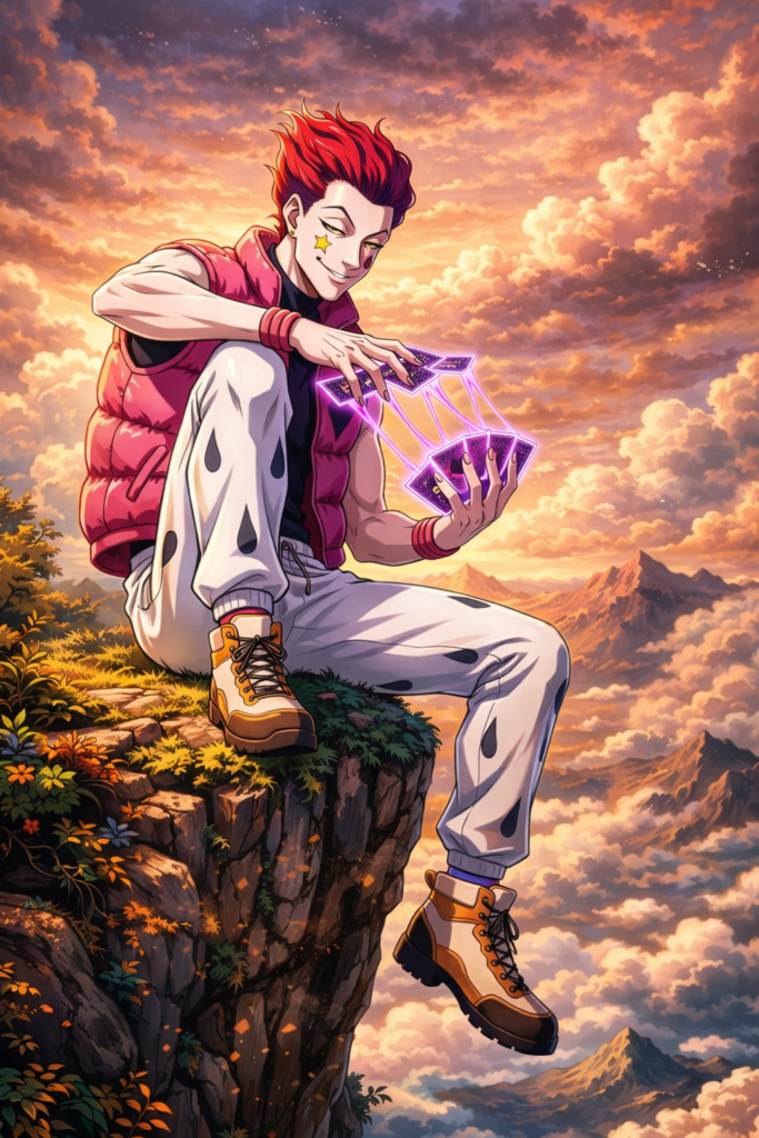 Hisoka Morow Dark Aesthetic Anime Wallpaper