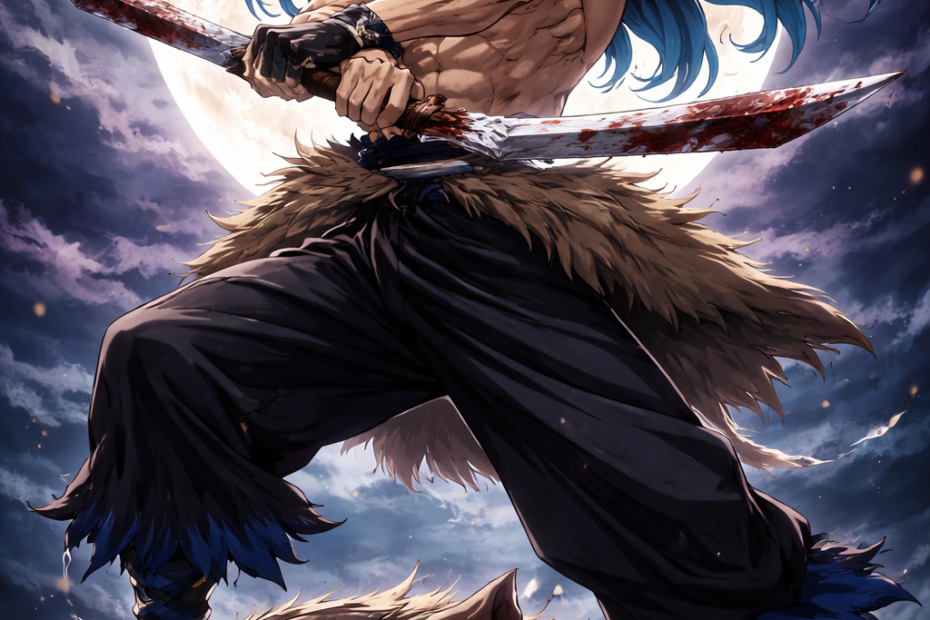 Inosuke Awesome Beast Breathing 9K Anime Wallpaper