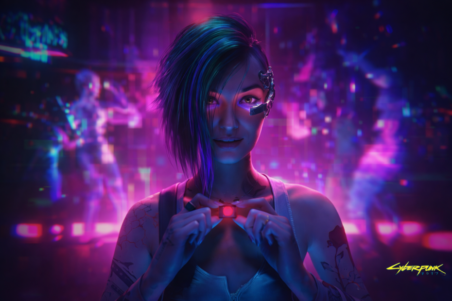 Judy Alvarez Cyberpunk 2077 4K Wallpaper – Neon Night City Ultra HD