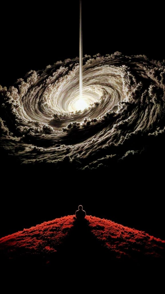Black Hole Space 5K Mobile Wallpaper – Ultra HD Galaxy Background