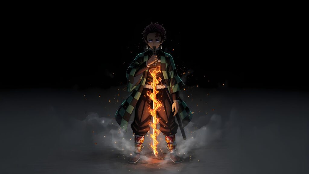 Epic Tanjiro Kamado 5K Wallpaper for PC – Demon Slayer Ultra HD