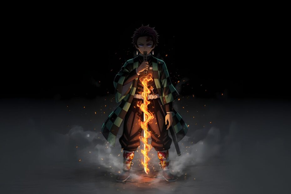 Epic Tanjiro Kamado 5K Wallpaper for PC – Demon Slayer Ultra HD