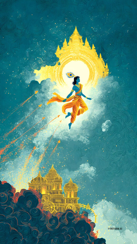 Lord Krishna 4K Ultra HD Wallpaper – Divine Mobile & Desktop Background