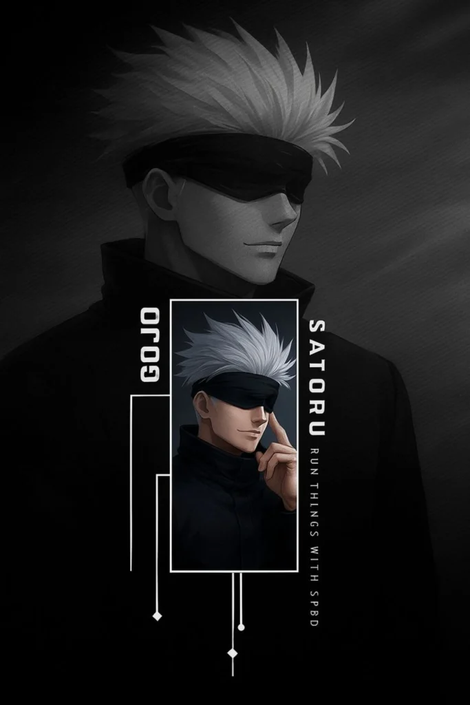 Gojo Satoru 10K Aesthetic Anime Wallpaper