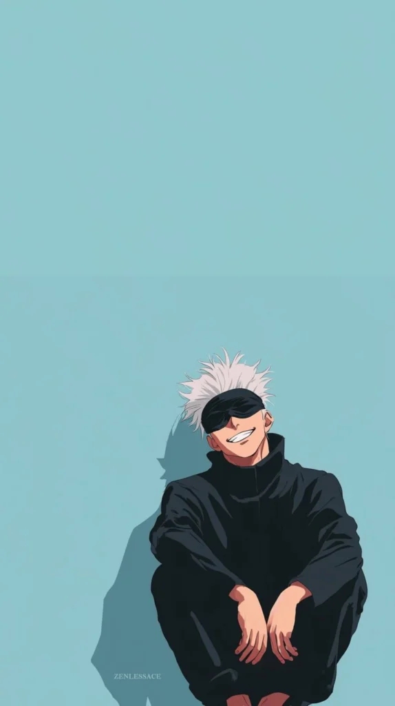 Gojo Satoru 12K Blue Eyes HD Wallpaper