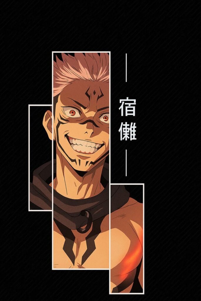 King of Curses Jujutsu Kaisen Sukuna 5K Images