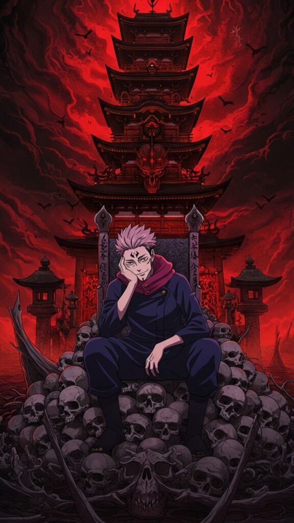 Sukuna Curse King 5K Mobile Wallpapers