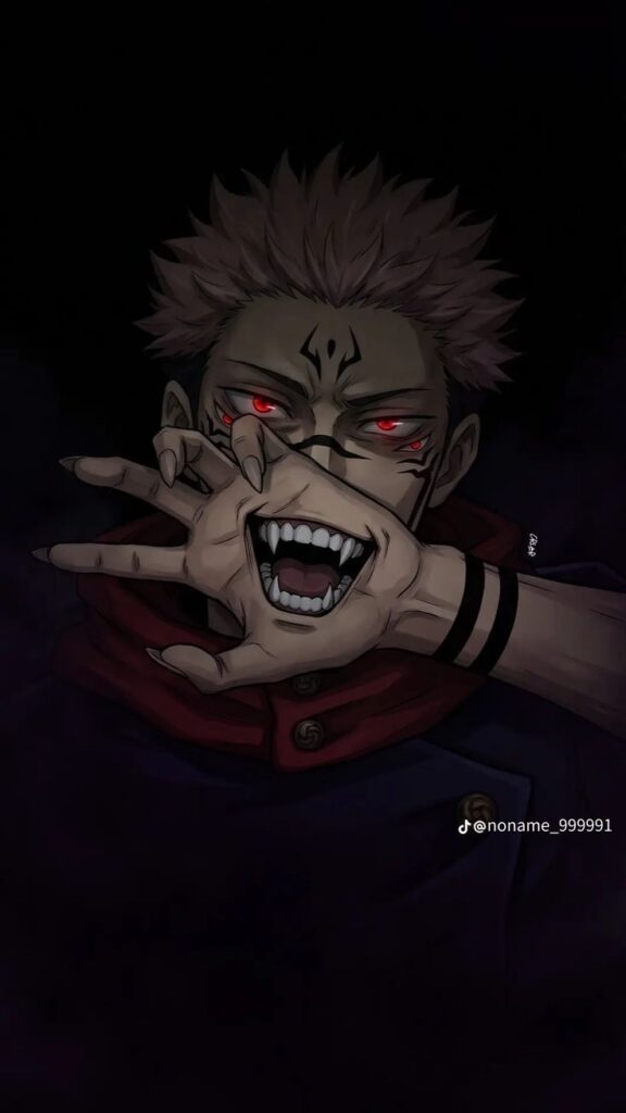 Sukuna Red Aura 5K HD Wallpapers