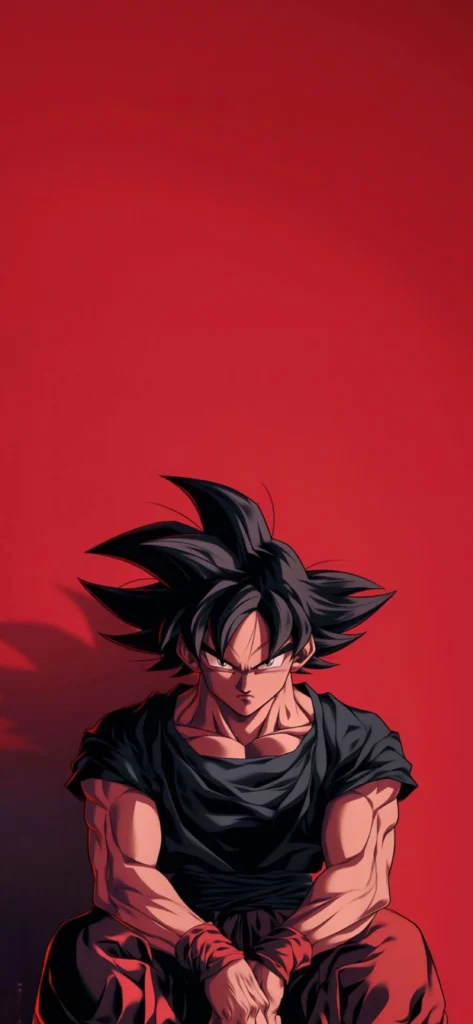 Anime Saiyan warriors mobile wallpaper from Dragon Ball Z