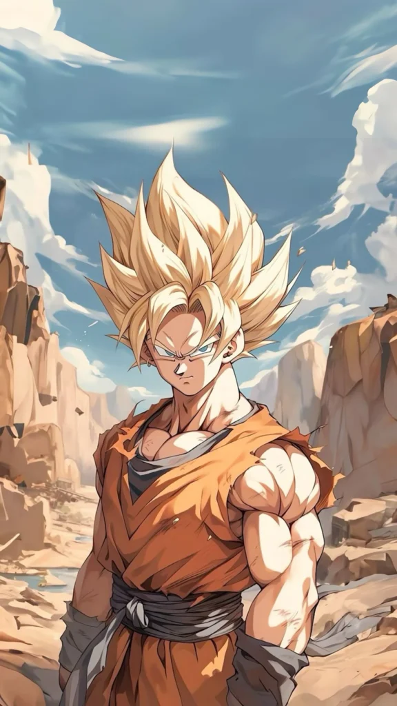 Dragon Ball Z intense action fight wallpaper background