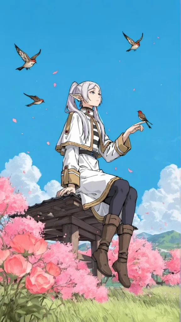 Frieren Peaceful Fantasy Wallpaper HD