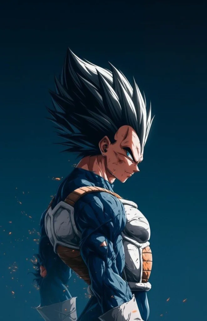 Goku and Vegeta power transformation anime wallpaper