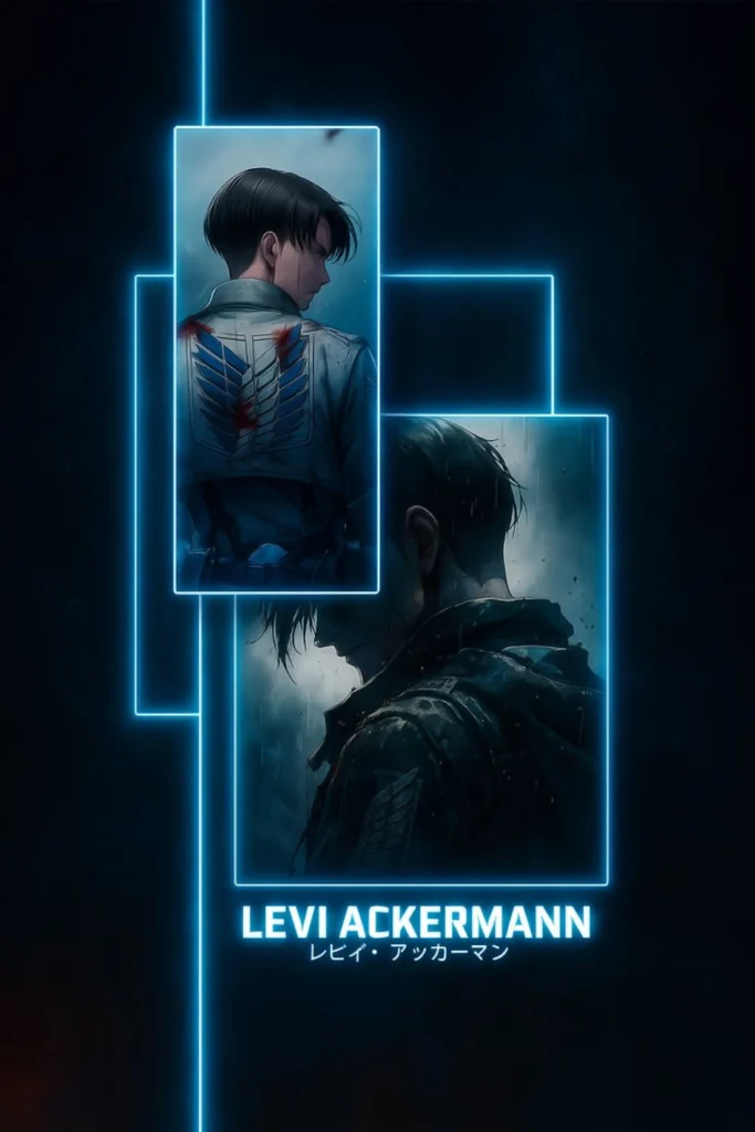 Levi Ackerman Clean Anime Art Wallpaper