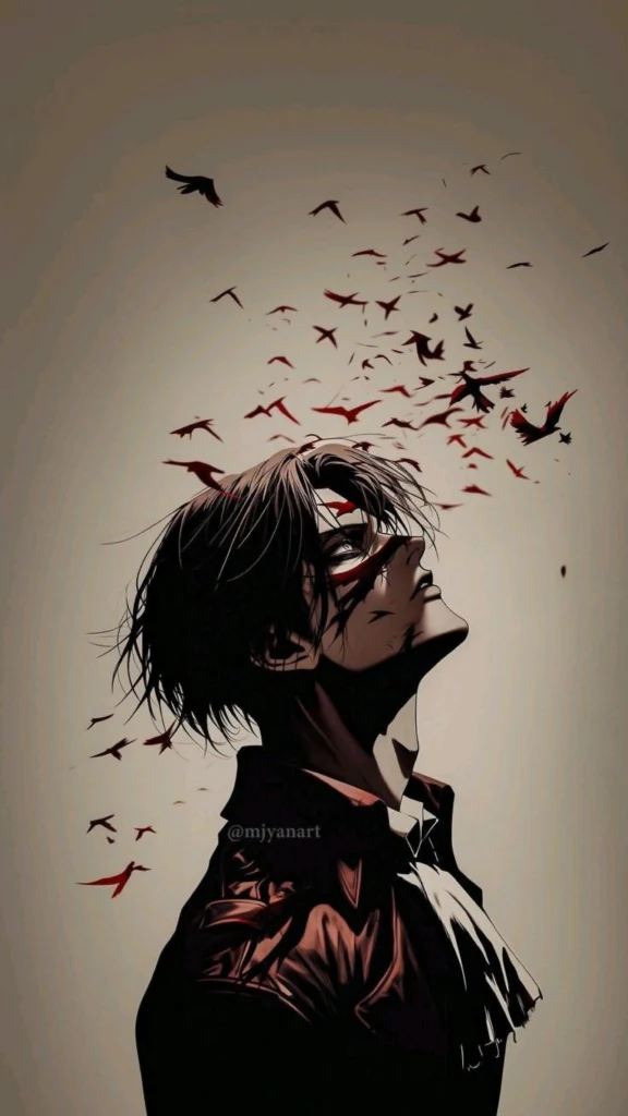 Levi Ackerman Cool Anime Background