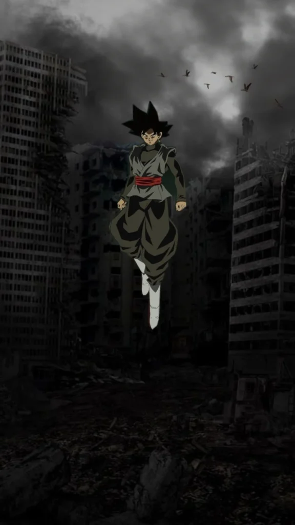 BLACK Super Saiyan Goku Vegeta Gohan anime art wallpaper